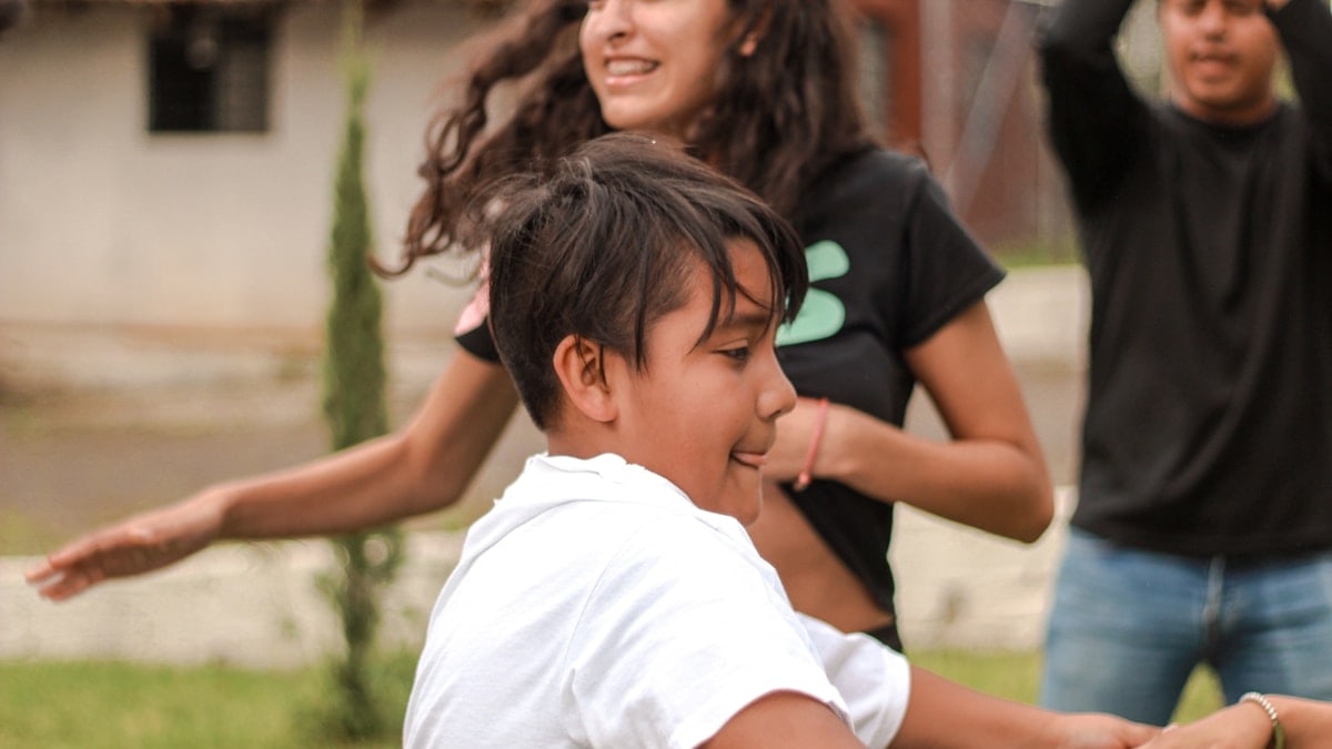 a person holding a person's hand